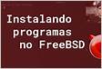 4. Instalação do Sistema Operacional FreeBS